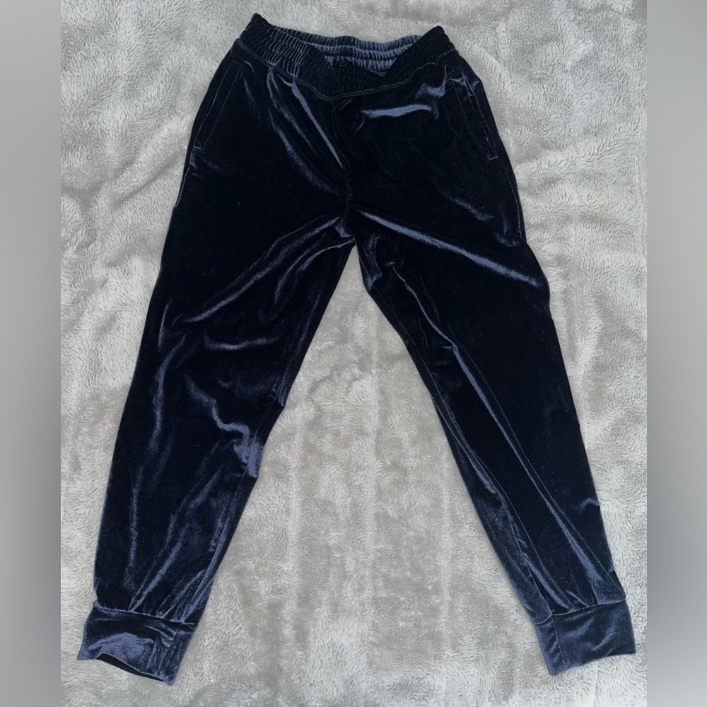 Fabletics Navy Velvet pants